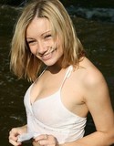 Kaylee rain in river