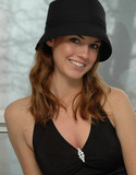 Cute teen in black hat